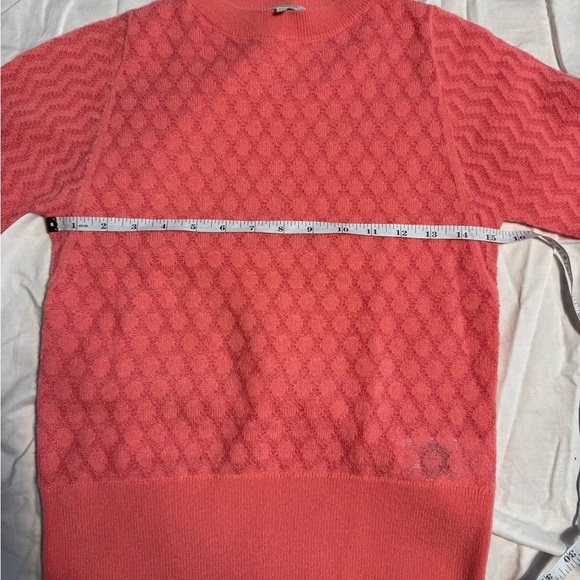 Lafayette 148 New York Womens Coral Fitted Cashmere Blend Sweater Size Small - Picture 5 of 7
